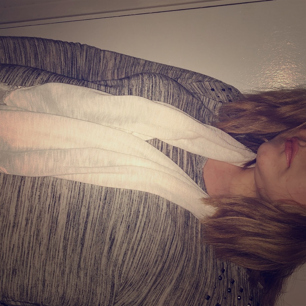 White scarf